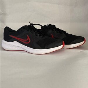 Nike Black and Red Running Sneakers